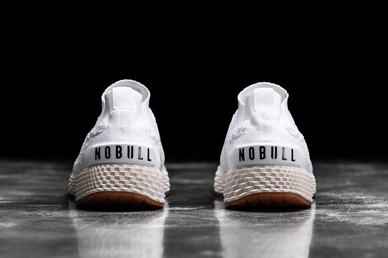 Nobull Ivory Knit Runner Women's Running Shoes White | USA B1742E